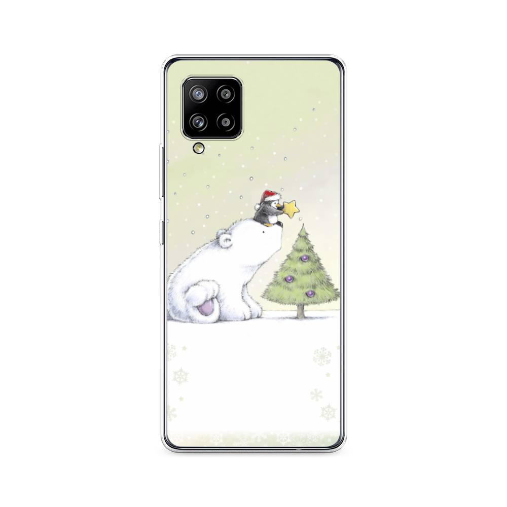 

Чехол на Samsung Galaxy A42 "Украшение елки", Белый;бежевый, 2101750-5
