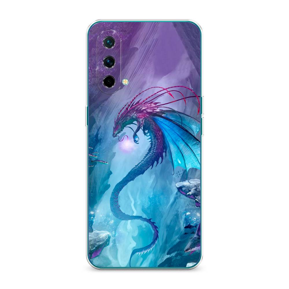 

Чехол Awog на OnePlus Nord CE / ВанПлас Nord CE "Водный дракон", Голубой;фиолетовый;синий, 151850-2