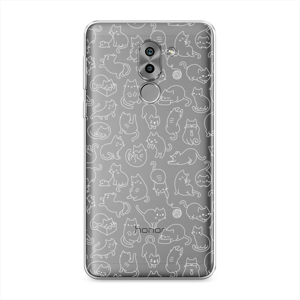 

Чехол Awog на Honor 6X "Шкодливые котики", Разноцветный, 60750-2