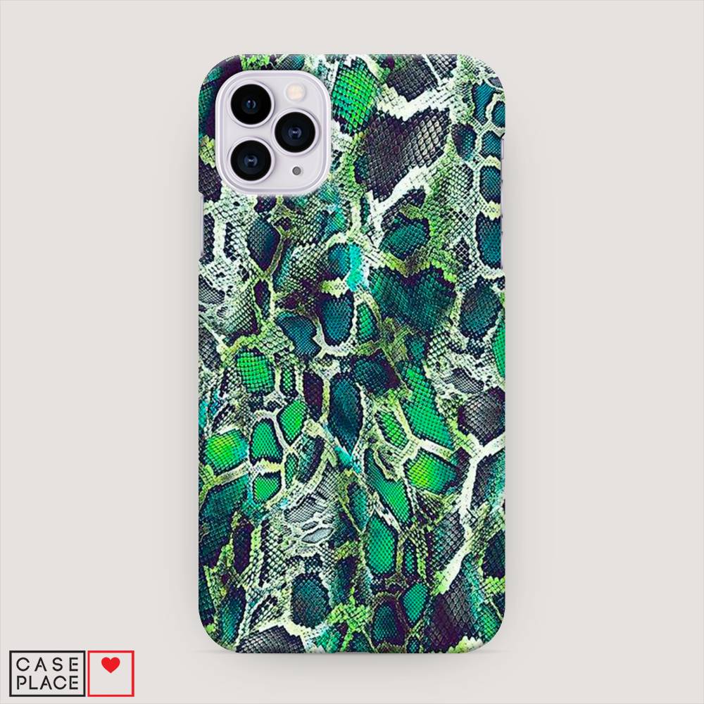 

Пластиковый чехол "Зеленая кожа змеи" на Apple iPhone 11 Pro, 12320-2