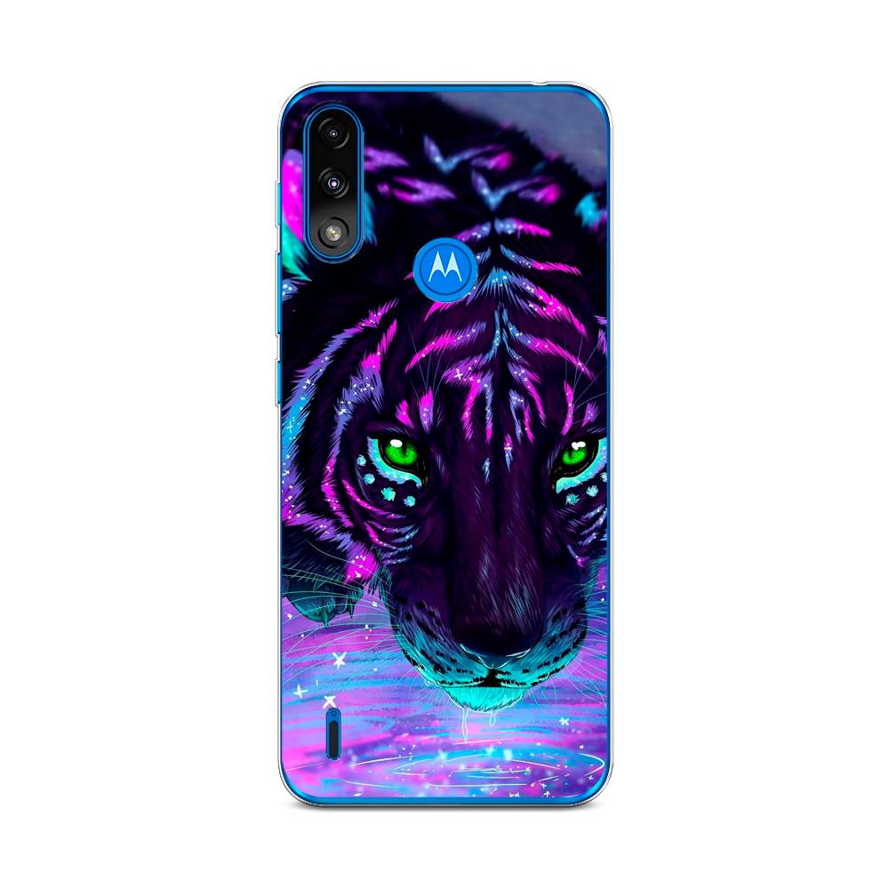 

Силиконовый чехол "Волшебный тигр" на Motorola Moto E7 Power, 242450-1