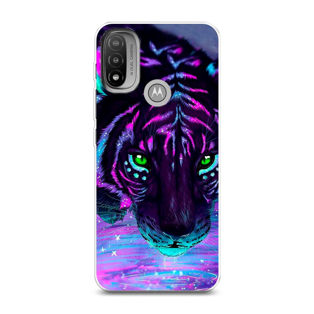 

Силиконовый чехол "Волшебный тигр" на Motorola Moto E20, 243450-1