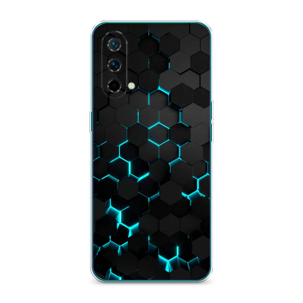 

Чехол Awog "Соты бирюзовые" для OnePlus Nord CE, 151850-3