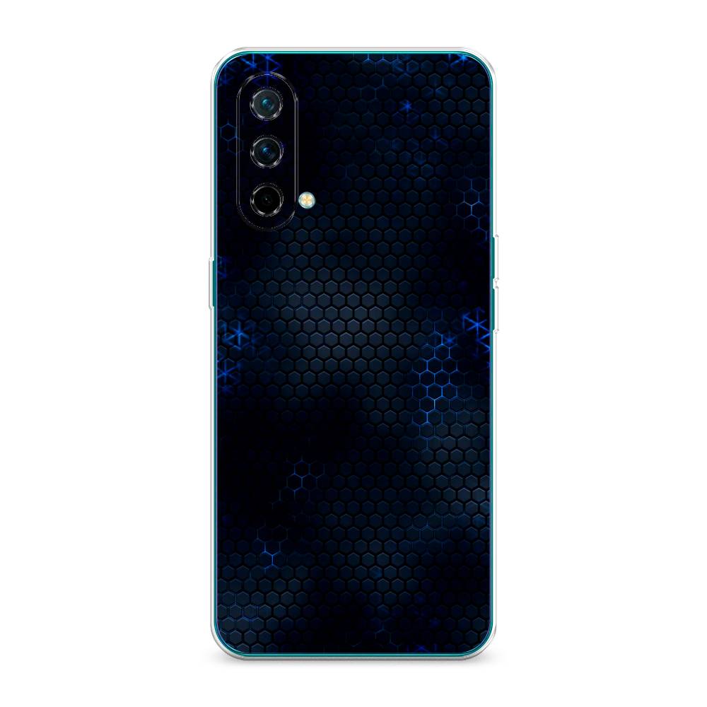 

Чехол Awog на OnePlus Nord CE / ВанПлас Nord CE "Фон соты синие", 151850-3
