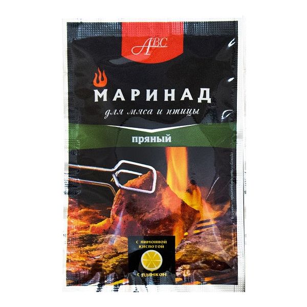 

Маринад АВС Пряный к мясу и птице 30 г