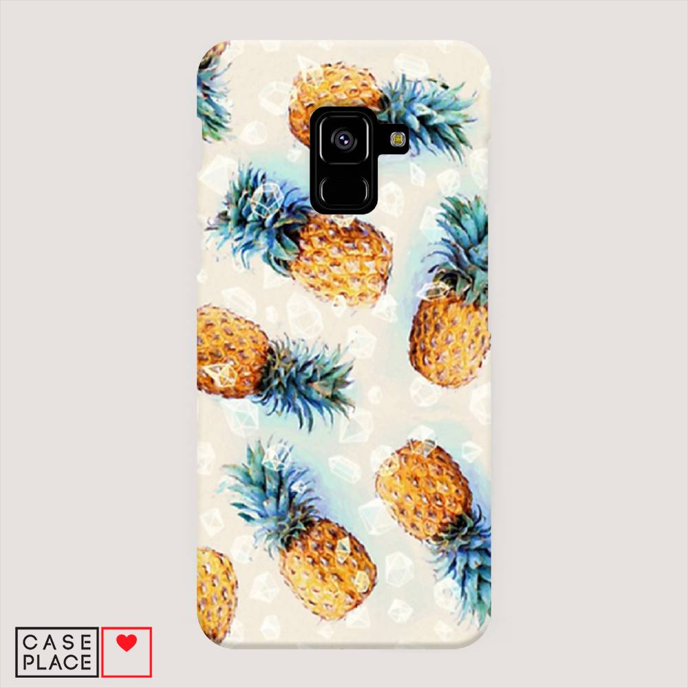 

Пластиковый чехол "Ананасы" на Samsung Galaxy A8 2018, 25420-2