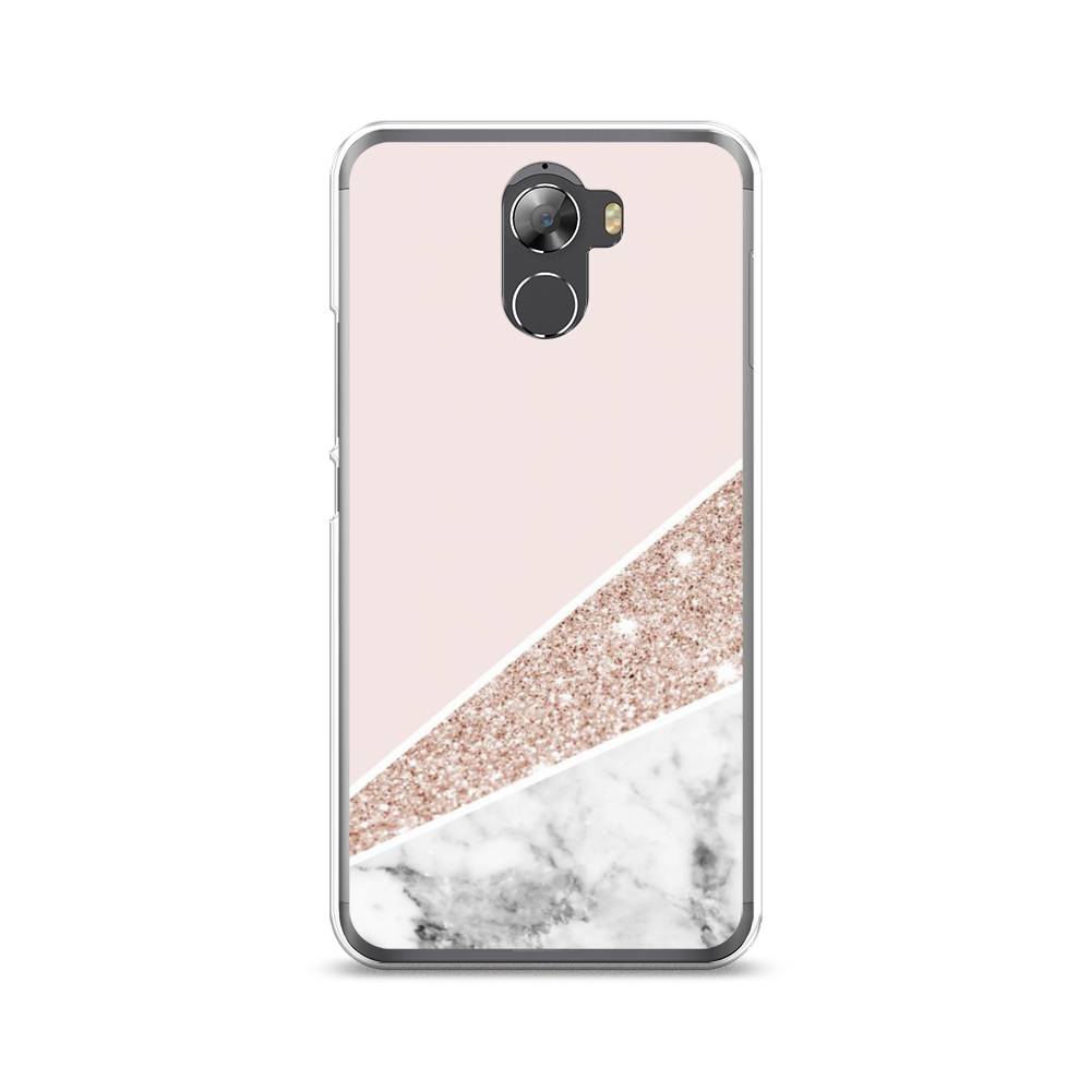 

Чехол на Wileyfox Swift 2 "Блестящий розовый мрамор", 210350-3