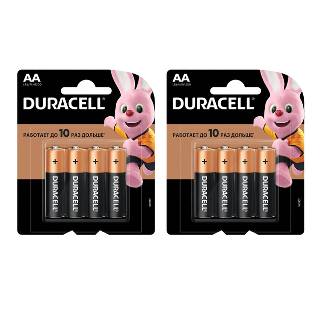 

Типовая батарейка Duracell AA 8 шт., Duracell_AA