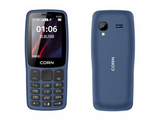 фото Сотовый телефон corn m242 dark blue