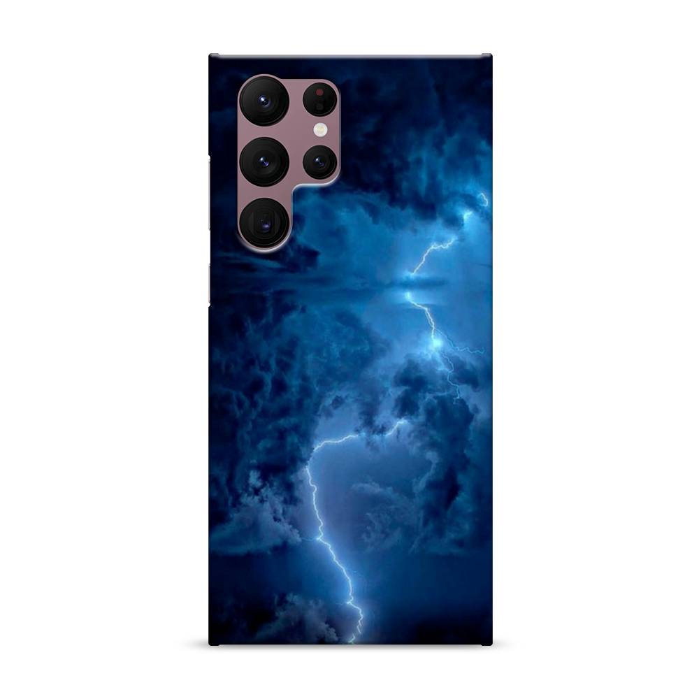 

Пластиковый чехол "Молния" на Samsung Galaxy S22 Ultra, 2104020-3