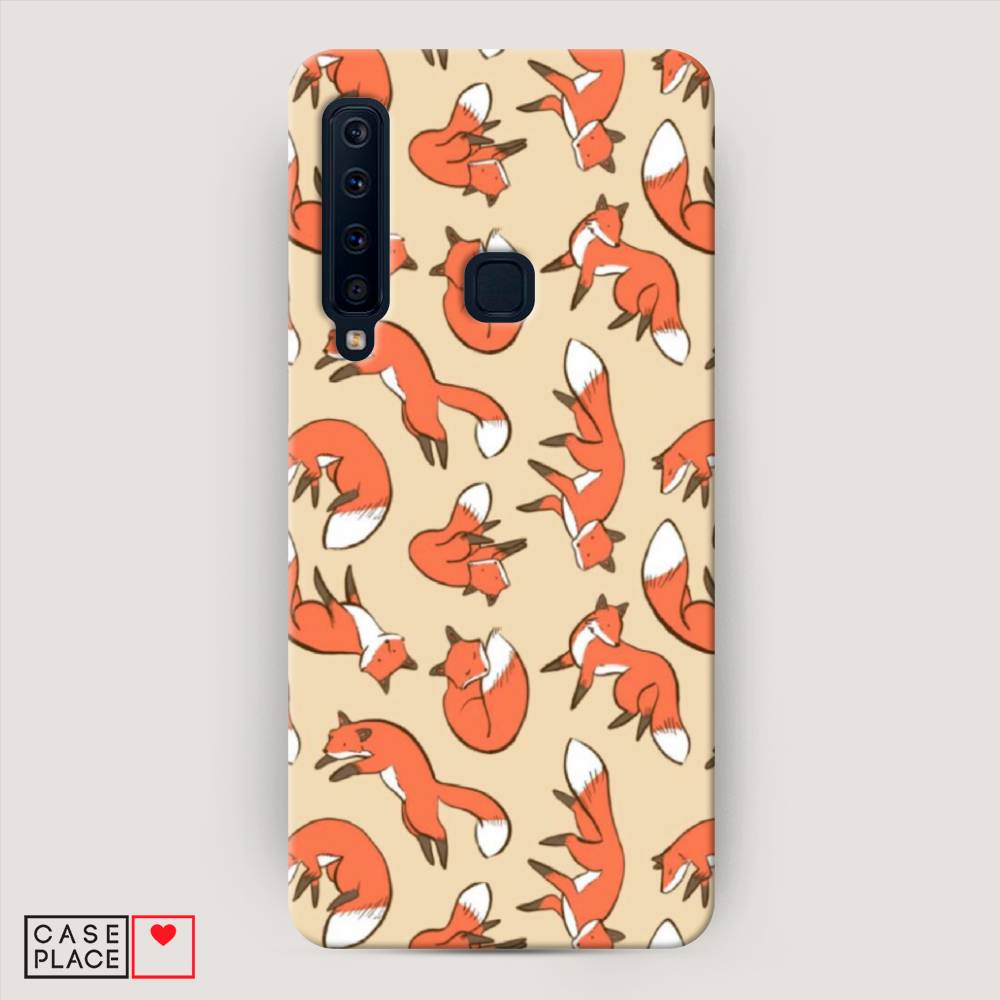 фото Чехол awog "лисички фон" для samsung galaxy a9 2018