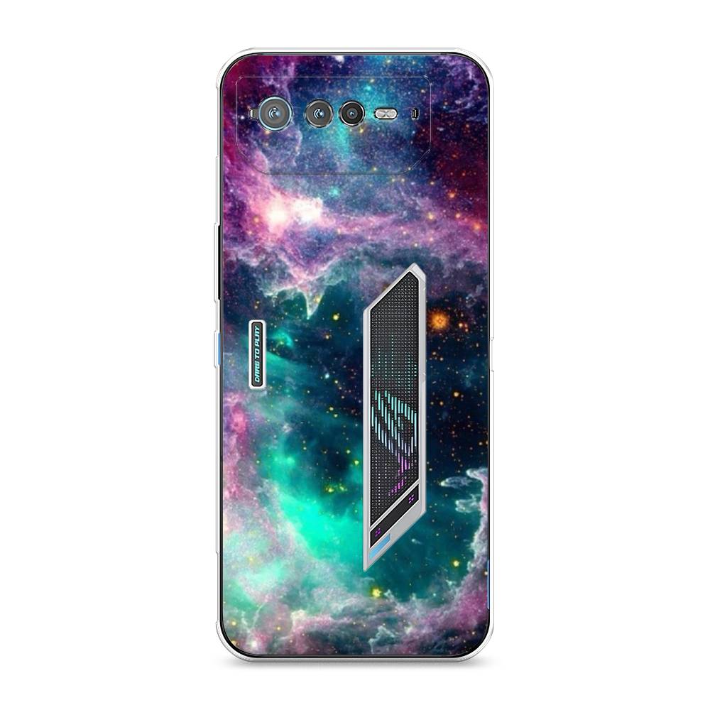 

Чехол для Asus ROG Phone 6 "Звездные облака", Розовый;бежевый, 44650-2