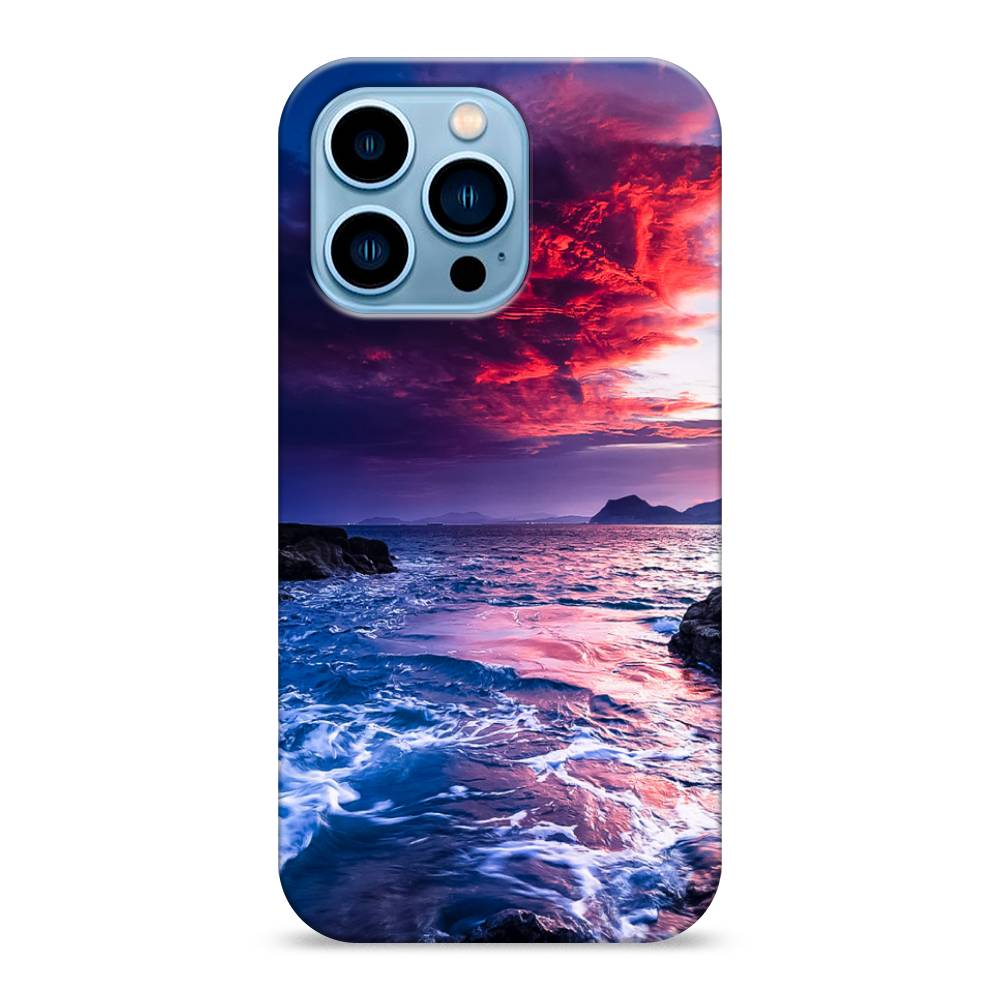 

Пластиковый чехол "Волны 1" на Apple iPhone 13 Pro, 14320-3