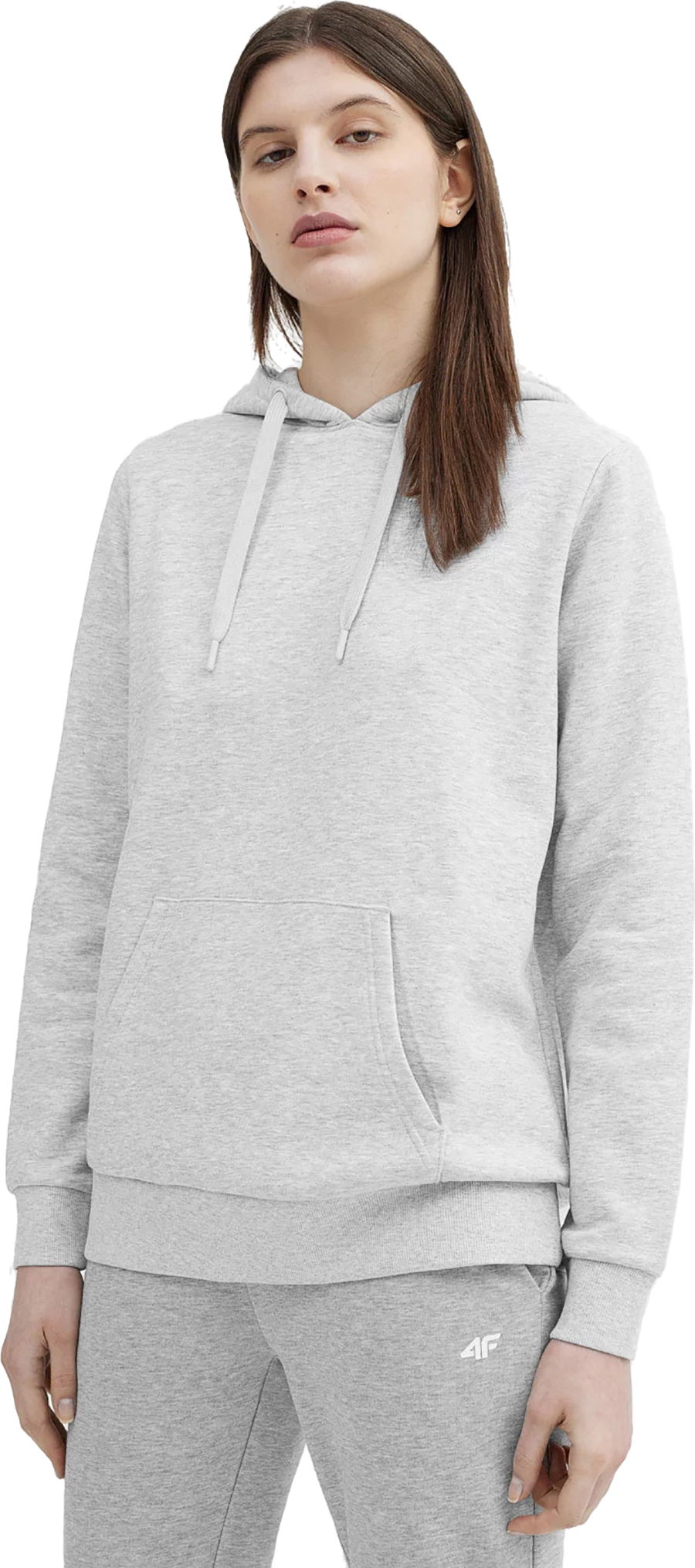 

Худи женское 4F SWEATSHIRT F372 серое XS, Серый, SWEATSHIRT F372