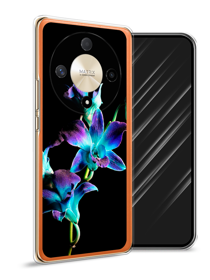 

Чехол Awog на Honor X9B "Синий цветок на черном", Черный;голубой;синий, 6122550-1