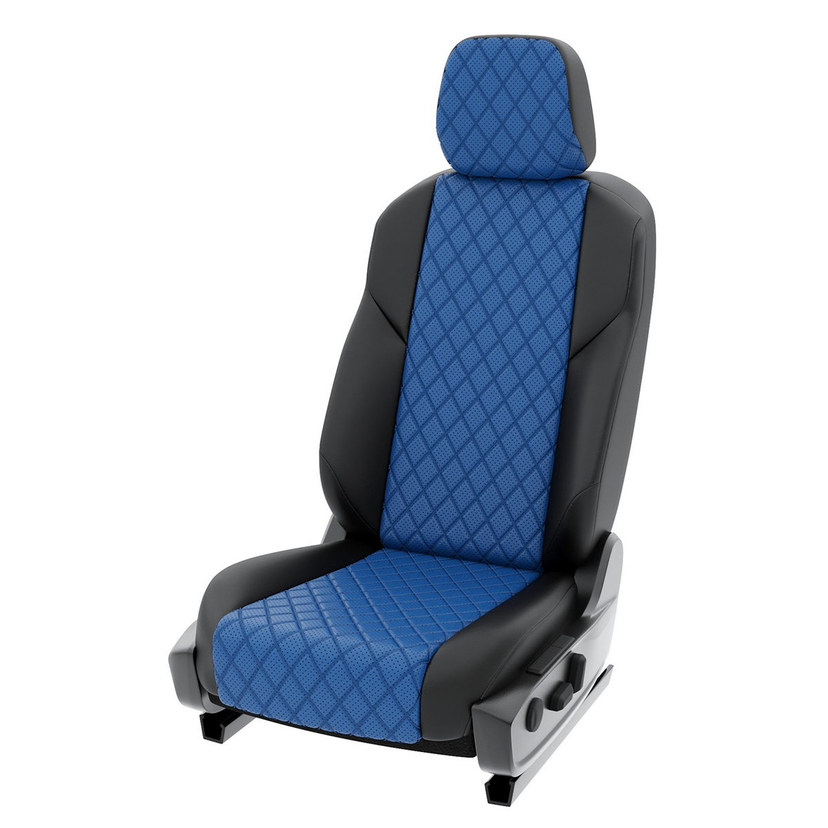 

Чехлы Click Auto для Шкода Рапид экокожа с ромбом CA894CF38, Синий;черный, 690