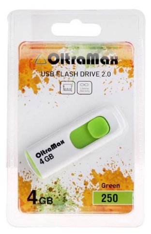 Флешка Oltramax 250 4 ГБ (OM-4GB-250-Green)