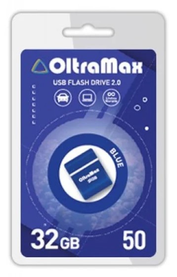 Флешка Oltramax 50 32 ГБ (OM-32GB-50-Dark Cyan)