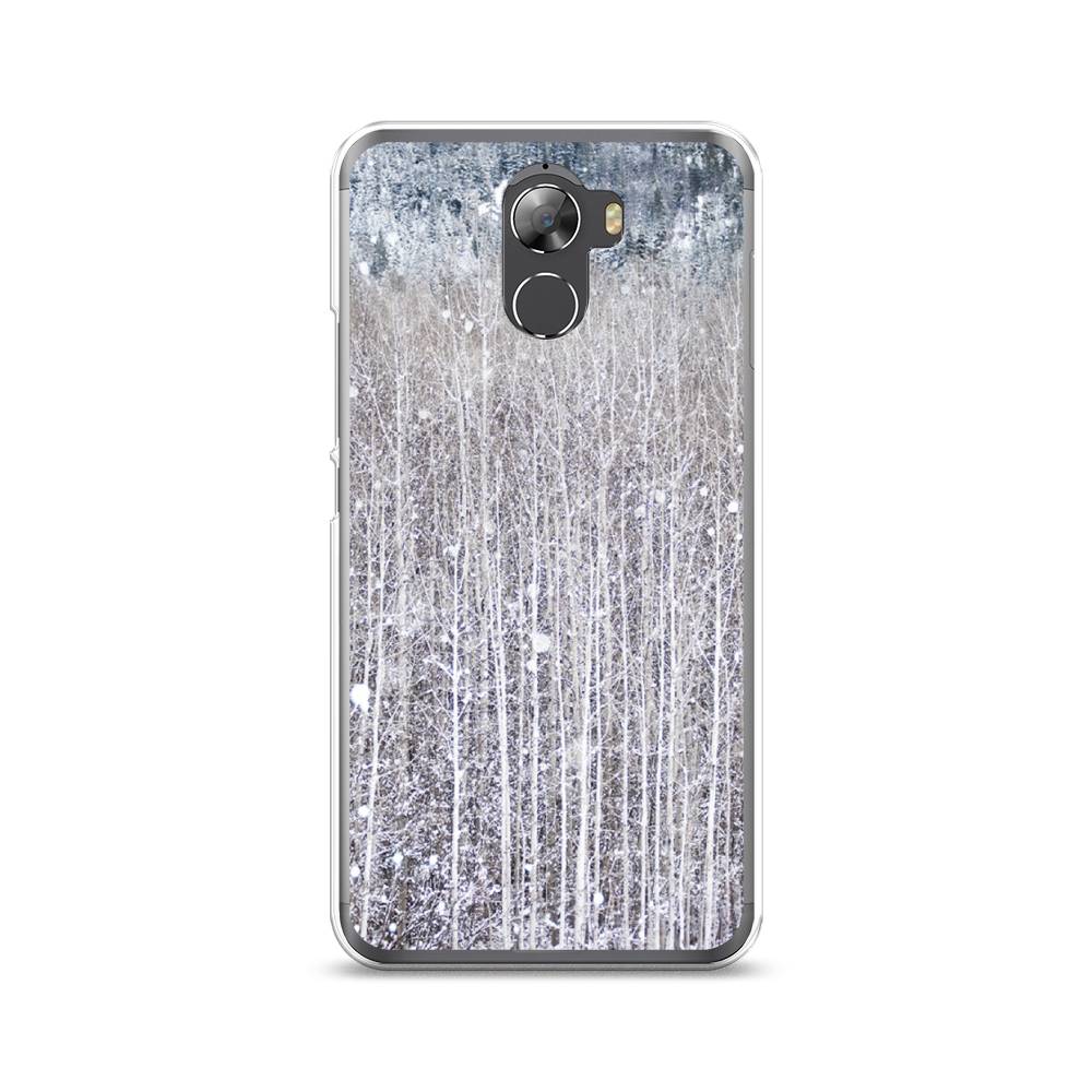 

Чехол на Wileyfox Swift 2 "Снежный лес", Бежевый;серый;белый, 210350-5