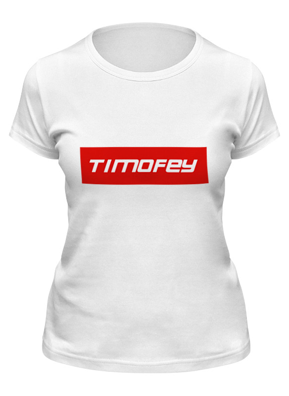 

Футболка женская Printio Timofey белая M, Белый, Timofey