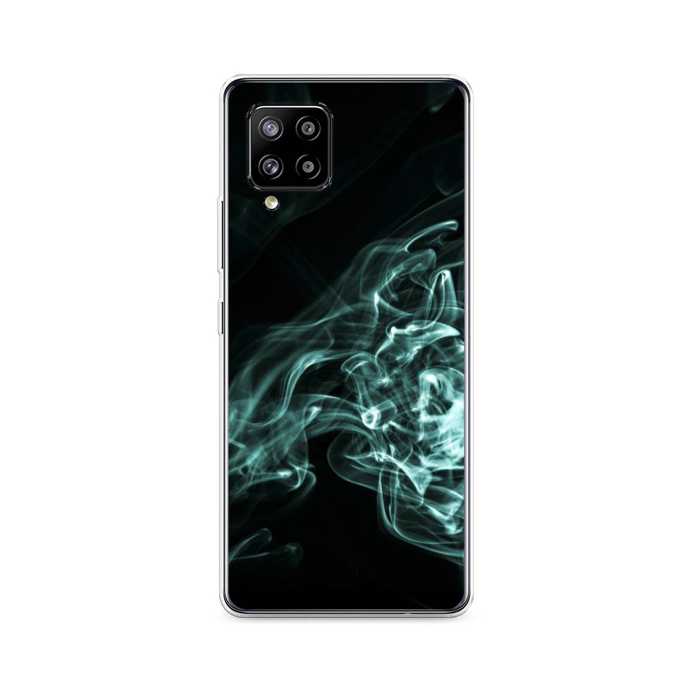 

Чехол на Samsung Galaxy A42 "Дым", Голубой;черный, 2101750-3
