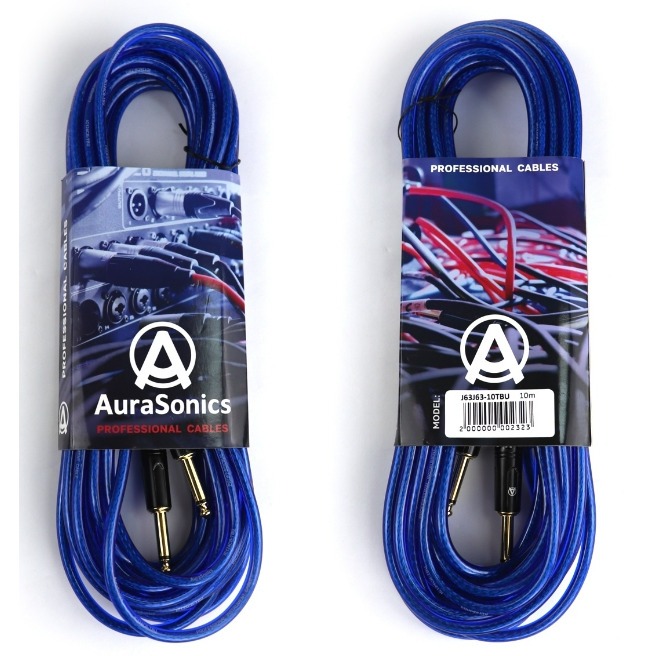 Кабель аудио 1xJack - 1xJack AuraSonics J63J63-10TBU 100m 2185₽