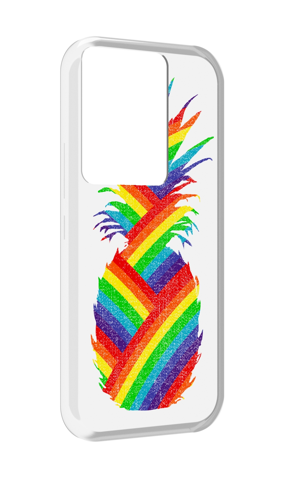 

Чехол MyPads радужный ананас для Itel Vision 3 Plus / Itel P38 Pro, Прозрачный, Tocco