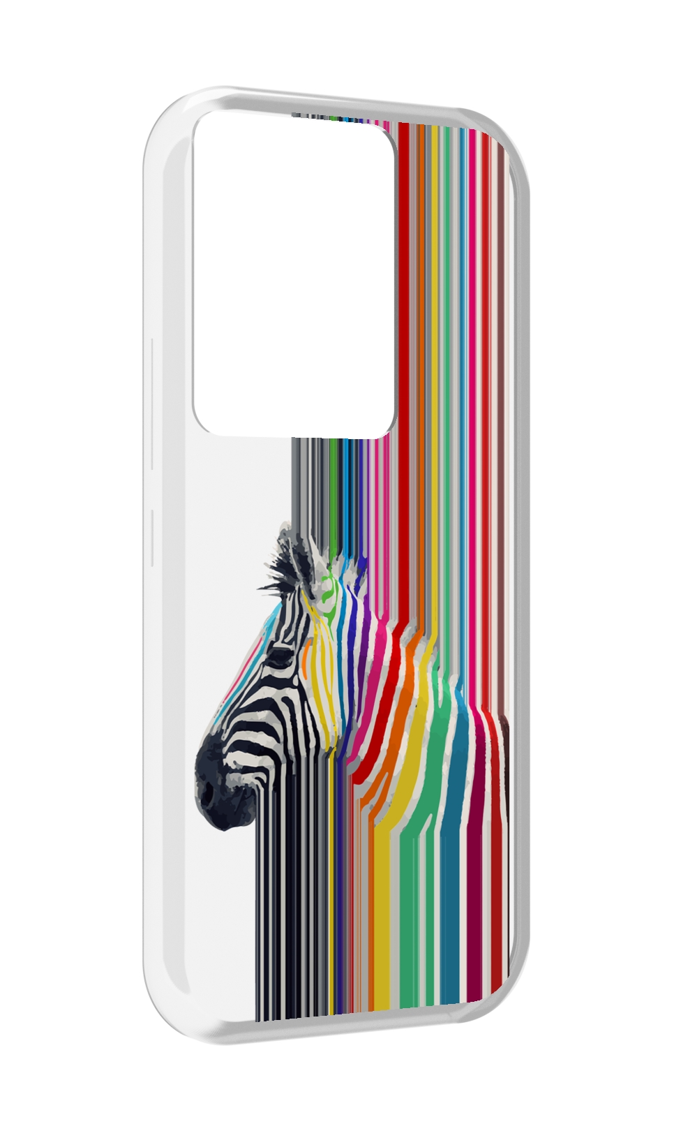 

Чехол MyPads радужная зебра для Itel Vision 3 Plus / Itel P38 Pro, Прозрачный, Tocco