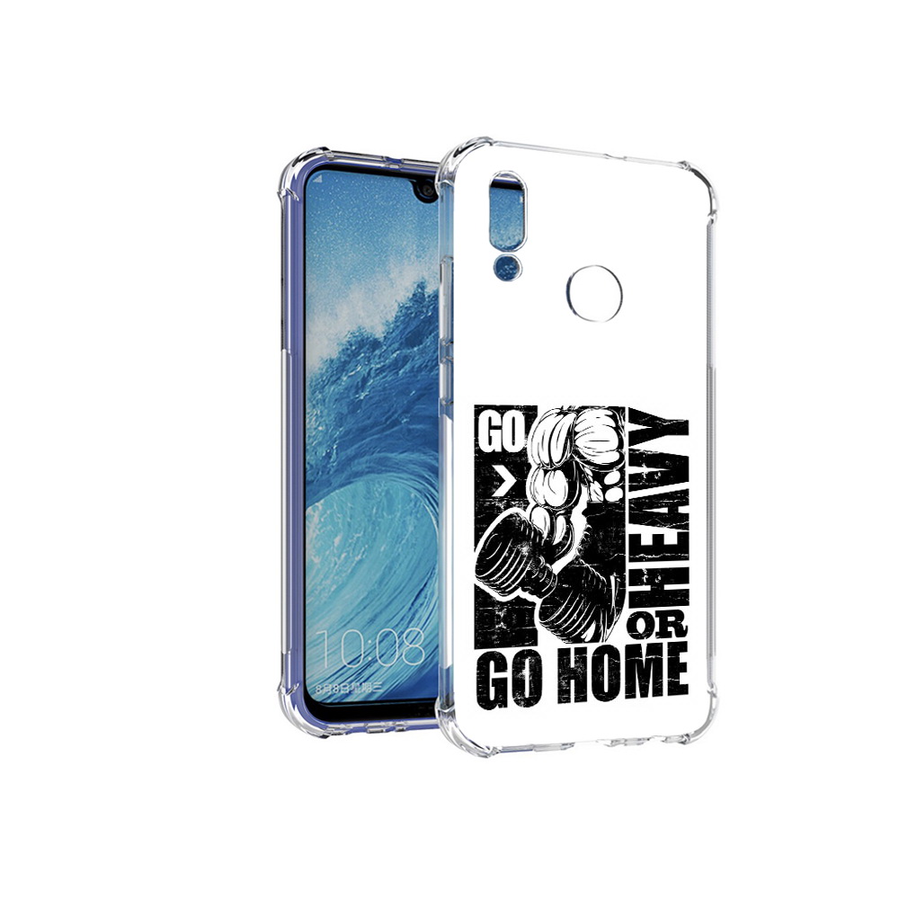 Чехол MyPads Tocco для Huawei P Smart (2019) накаченные руки