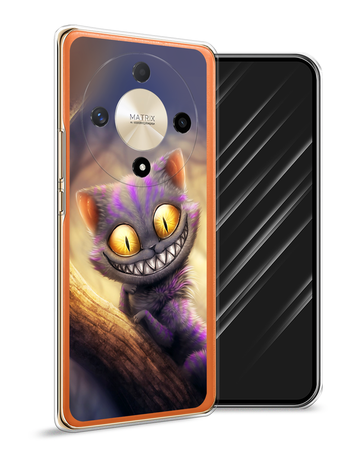 

Чехол Awog на Honor X9B "Cheshire Cat", Фиолетовый;желтый, 6122550-1