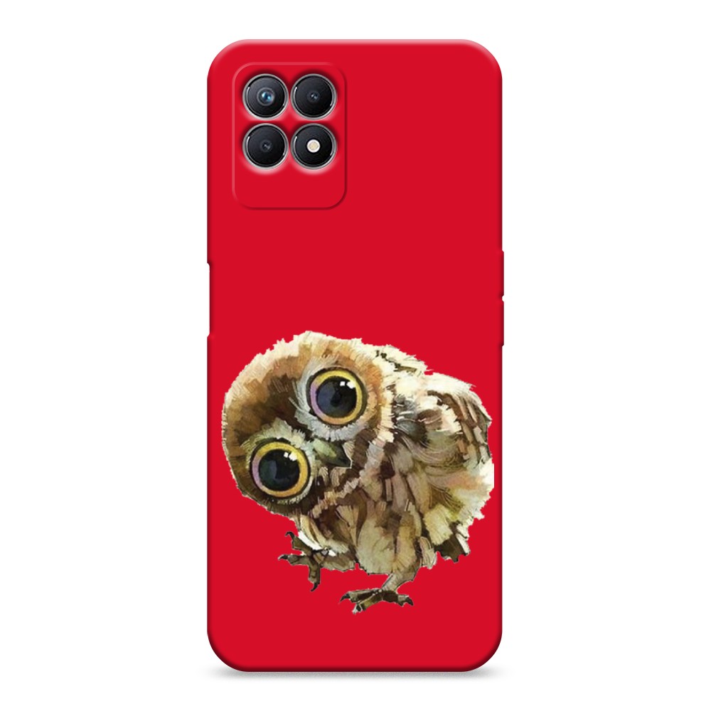 

Чехол Awog на Realme 8i "Любопытный совенок", Разноцветный, 257353-1