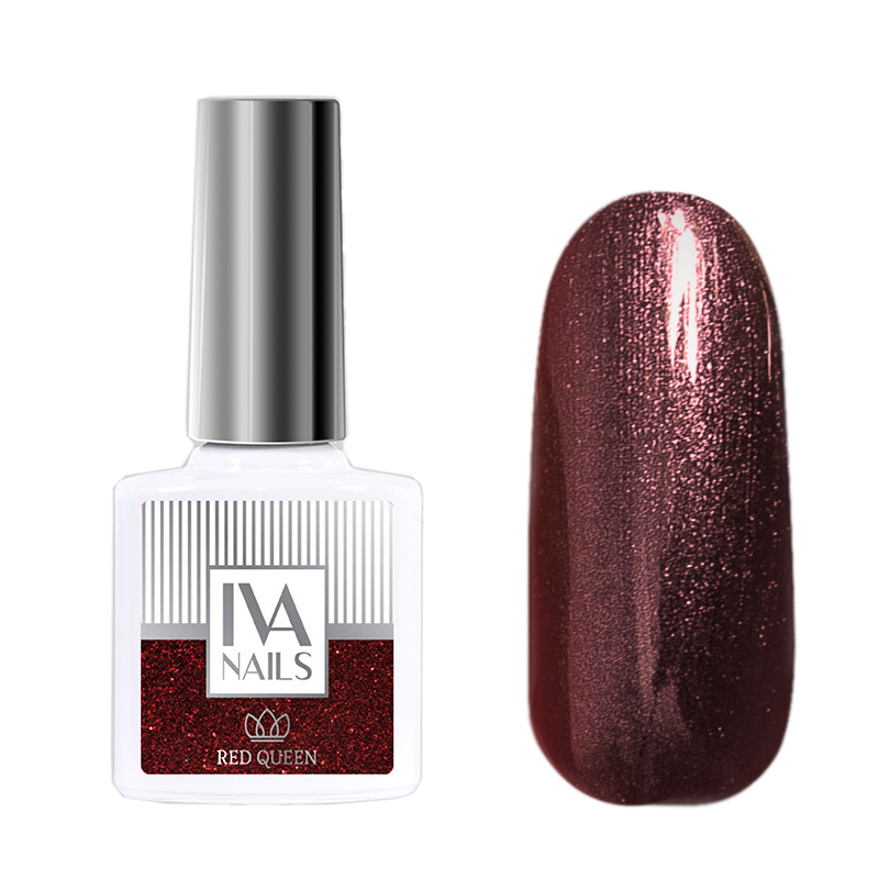 Гель-лак IVA NAILS Red Queen №10, 8 мл