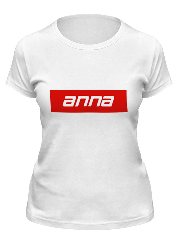 

Футболка женская Printio Имя анна белая M, Белый, Имя анна