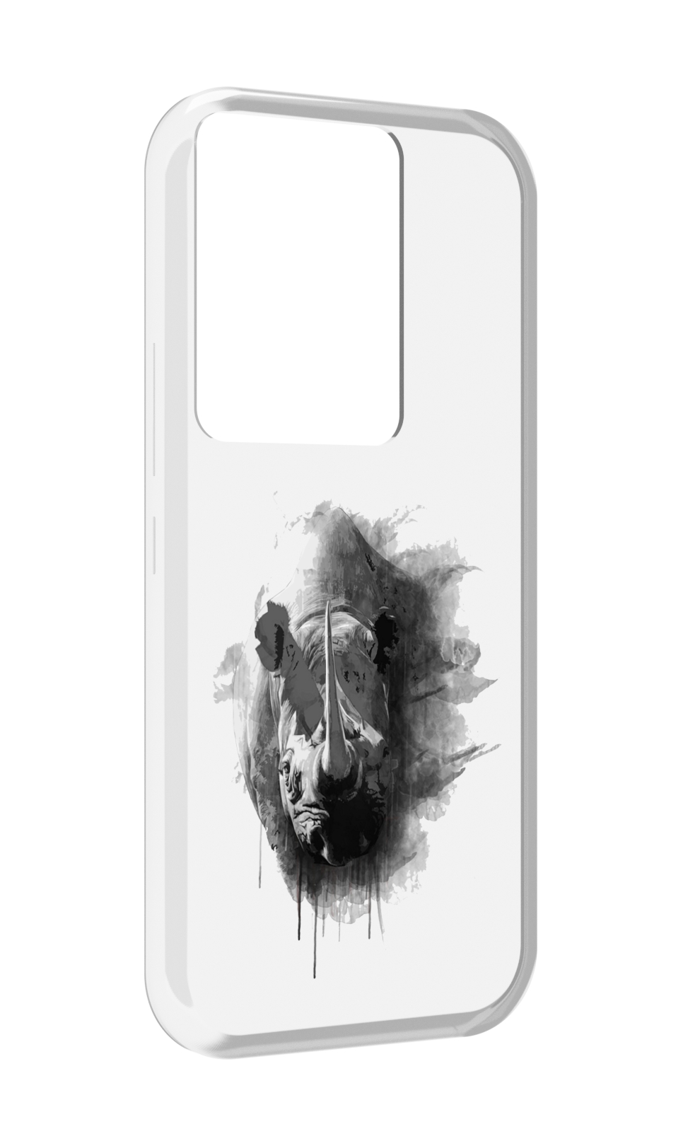 

Чехол MyPads носорог для Itel Vision 3 Plus / Itel P38 Pro, Прозрачный, Tocco