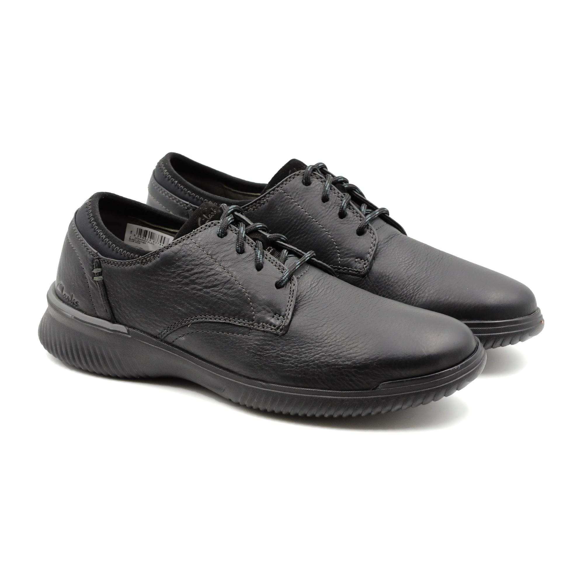 

Полуботинки мужские Clarks Donaway Plain 26163454 черные 45 EU, Donaway Plain 26163454