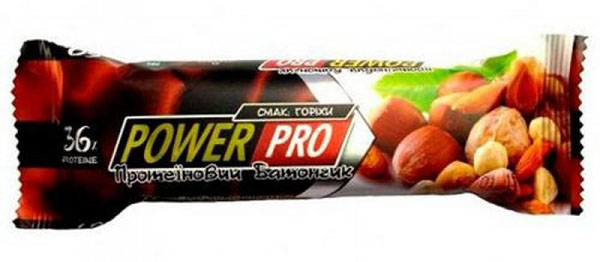 фото Power pro power pro с цельными орехами и фруктами 60 г, 1 шт, вкус: орех powerpro