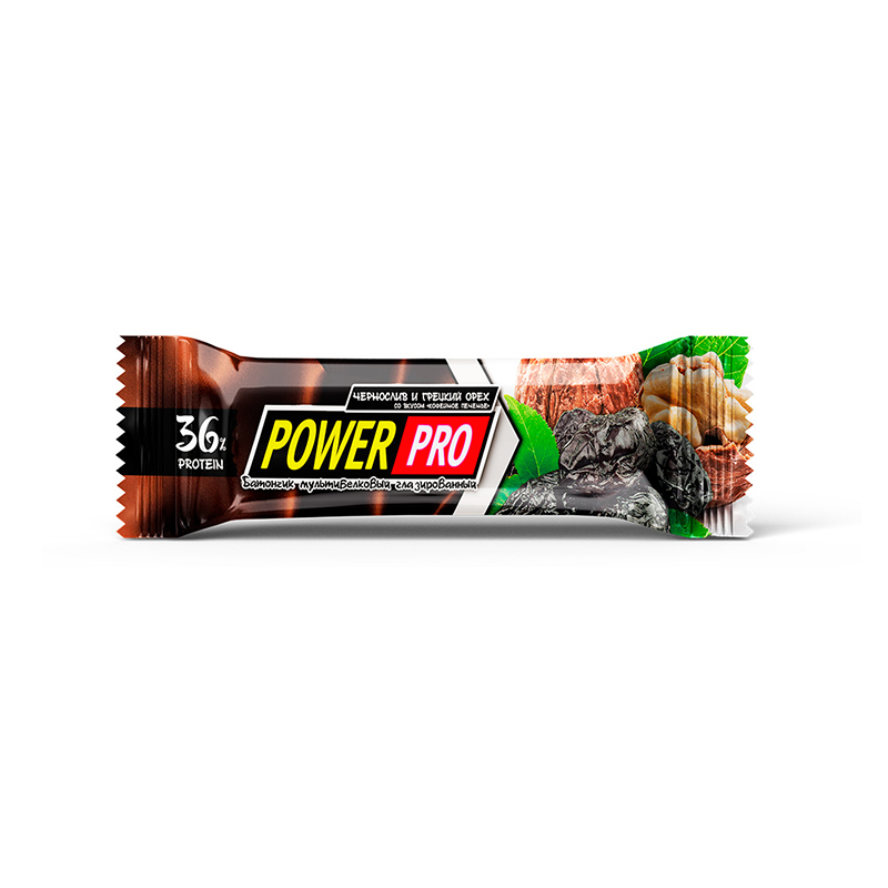 

Power Pro Power Pro с цельными орехами и фруктами 60 г, 1 шт, вкус: кофейное печенье