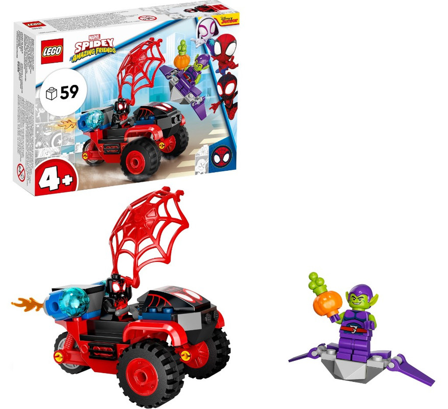 фото Конструктор lego spidey 10781 майлз моралес техно-трайк человека-паука
