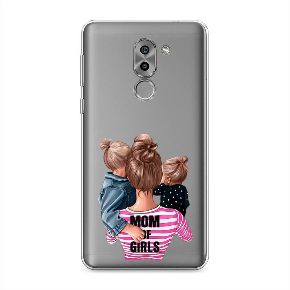 

Чехол Awog на Honor 6X "Mom of Girls", Разноцветный, 60750-6