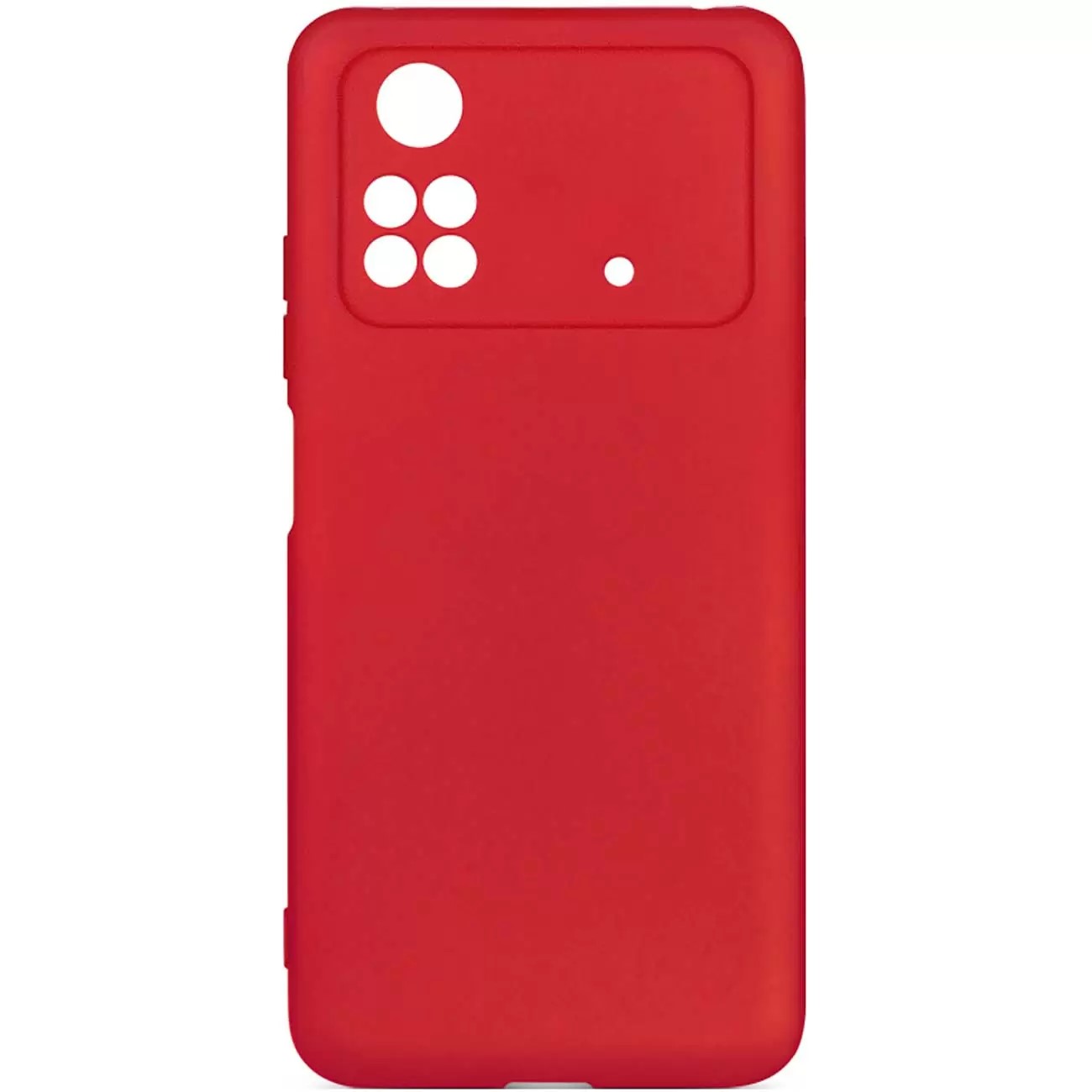 фото Чехол df для смартфона для poco m4 pro 4g df pocase-03 red