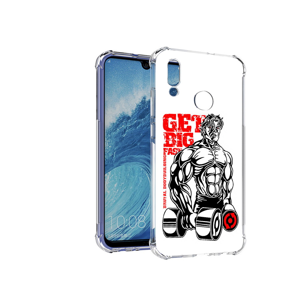 

Чехол MyPads Tocco для Huawei P Smart (2019) накаченное тело, Прозрачный, Tocco