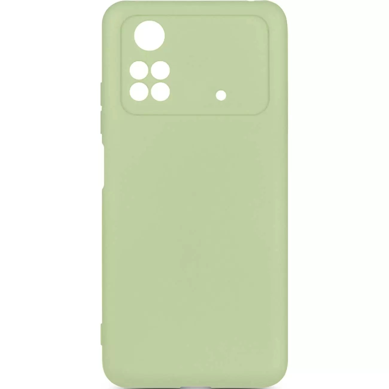 фото Чехол df для смартфона для poco m4 pro 4g df pocase-03 light green