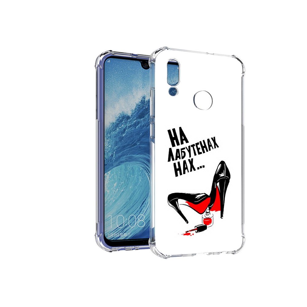

Чехол MyPads Tocco для Huawei P Smart (2019) на лабутенах, Прозрачный, Tocco