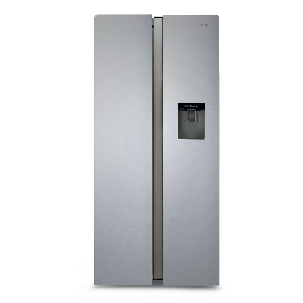 Холодильник Ginzzu NFI-4012 серебристый холодильник ginzzu nfk 615 золотистый