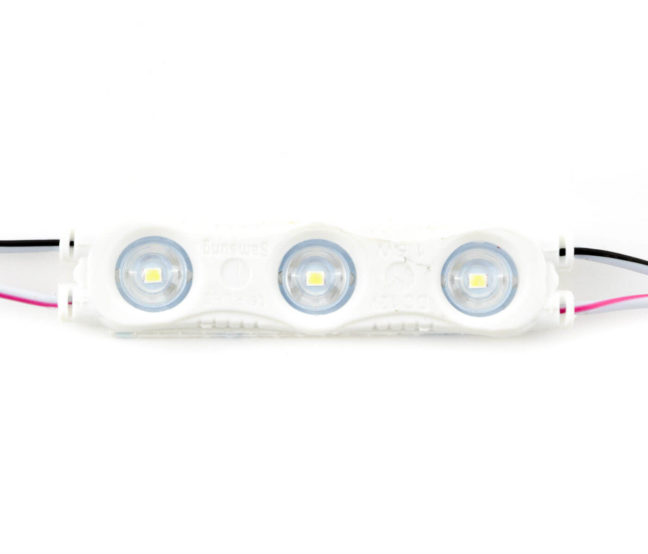 

Светодиодный модуль линзованный SMD2835 3LED 1.2Вт белый