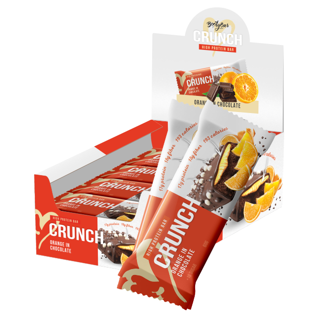 

Bootybar Bootybar Crunch 60 г, 16 шт, вкус: шоколад с апельсином