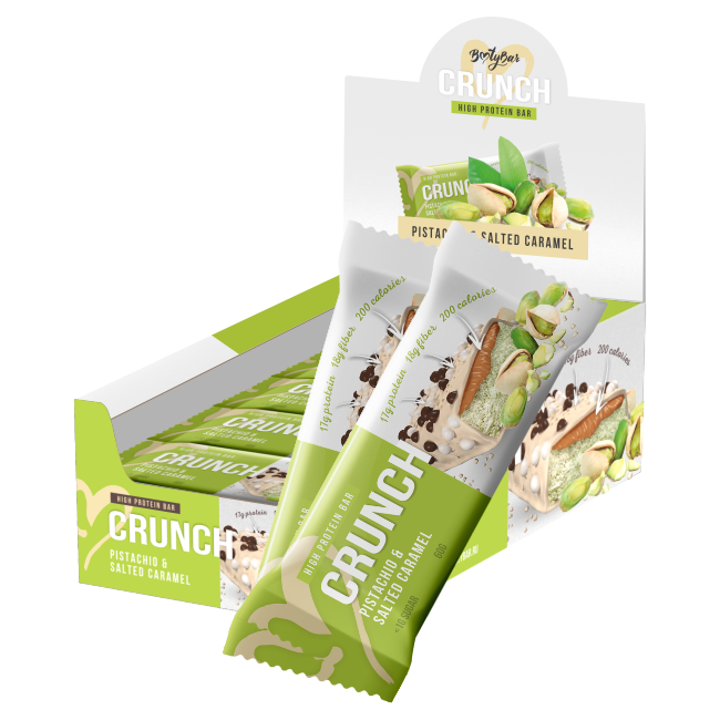 

Bootybar Bootybar Crunch 60 г, 16 шт, вкус: фисташка и соленая карамель