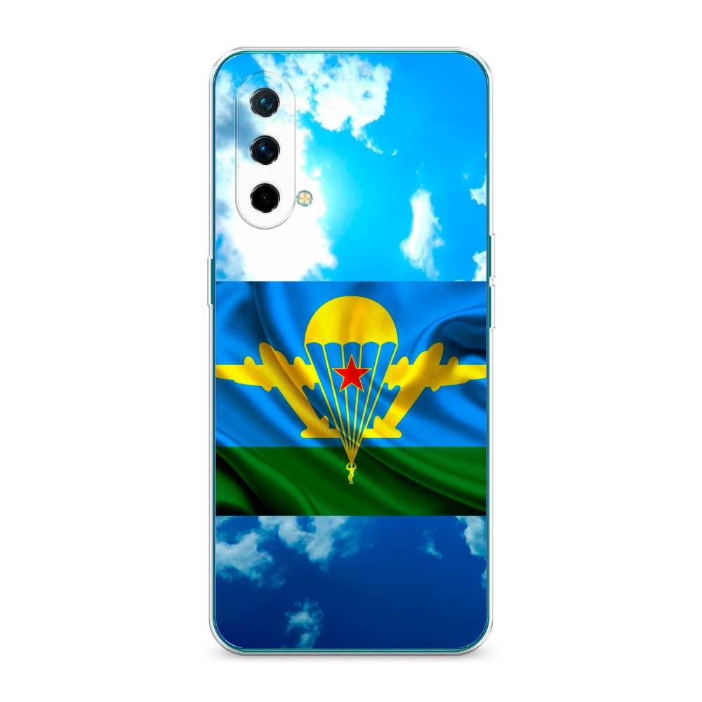 

Чехол Awog на OnePlus Nord CE / ВанПлас Nord CE "ВДВ флаг в небесах", Синий;зеленый;желтый, 151850-5
