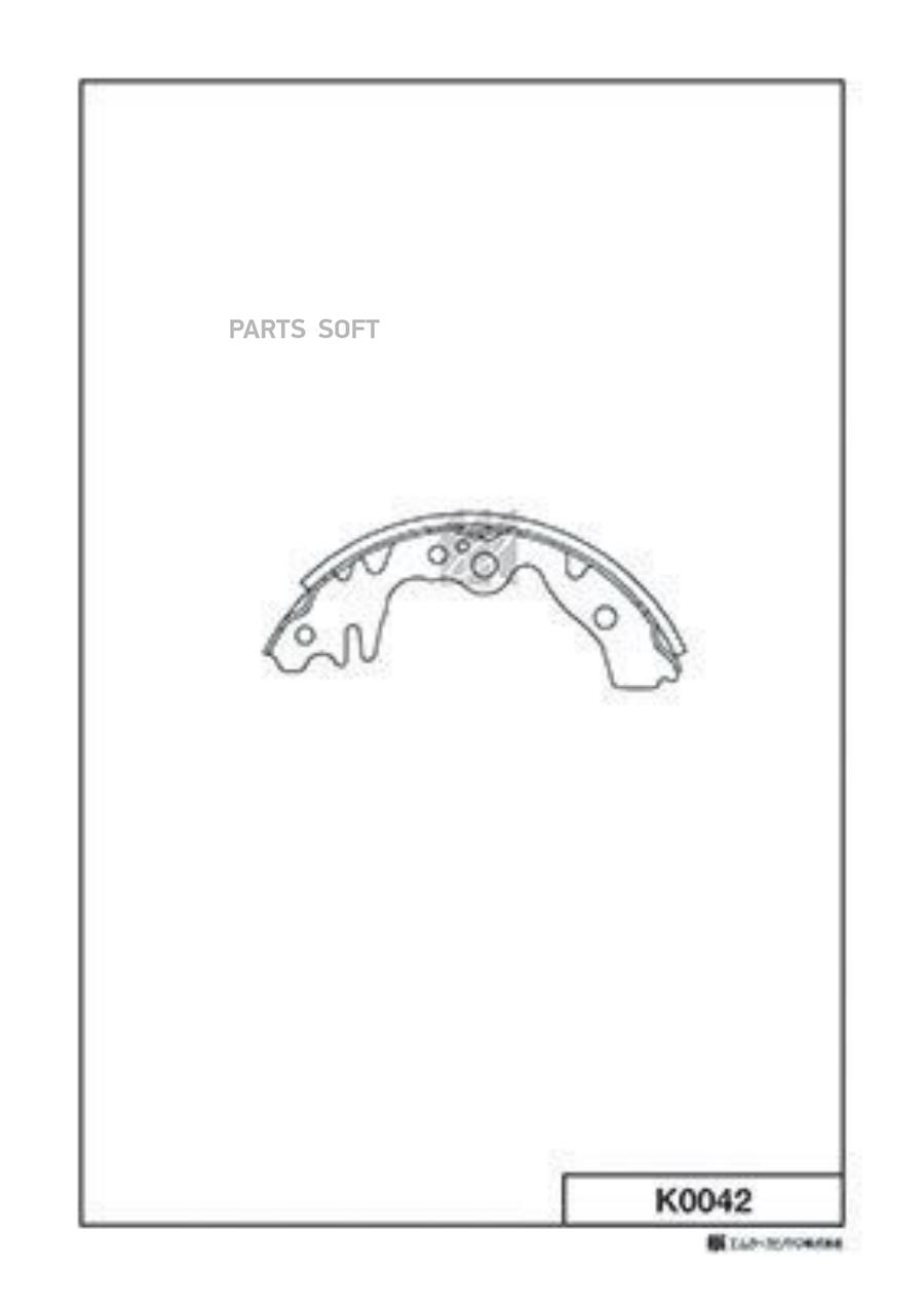 

Тормозные колодки Kashiyama задние барабанные K0042