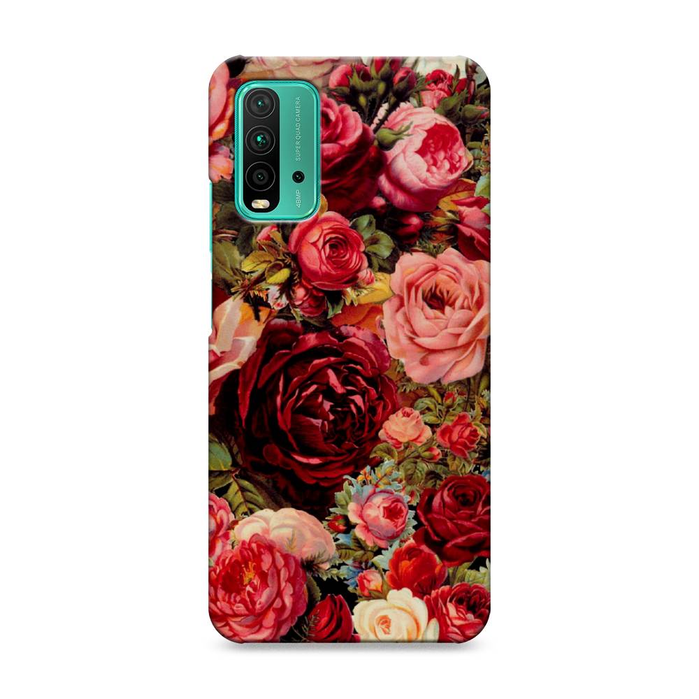 

Пластиковый чехол "Розы винтажные" на Xiaomi Redmi 9T, 39820-6